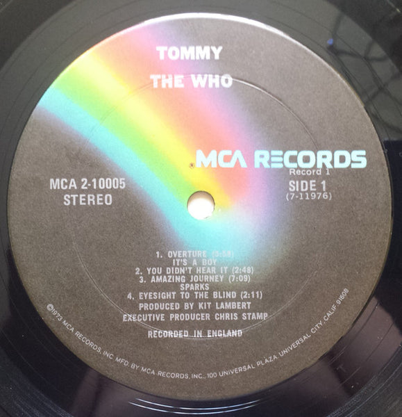 The Who : Tommy (2xLP, Album, RE, Tri)