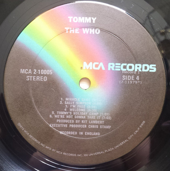 The Who : Tommy (2xLP, Album, RE, Tri)