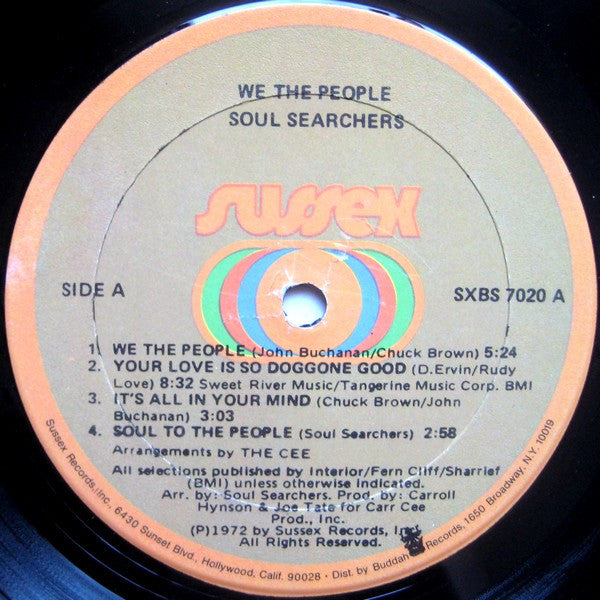 The Soul Searchers : We The People (LP, Album, Son)