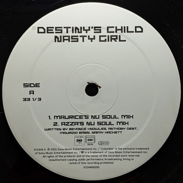 Destiny's Child : Nasty Girl (12", Single)