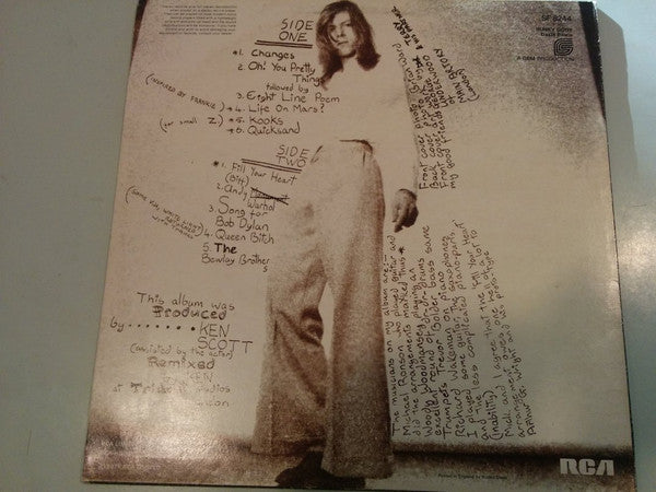 David Bowie : Hunky Dory (LP, Album)