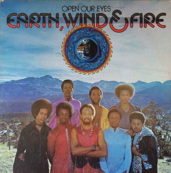 Earth, Wind & Fire : Open Our Eyes (LP, Album, Pit)