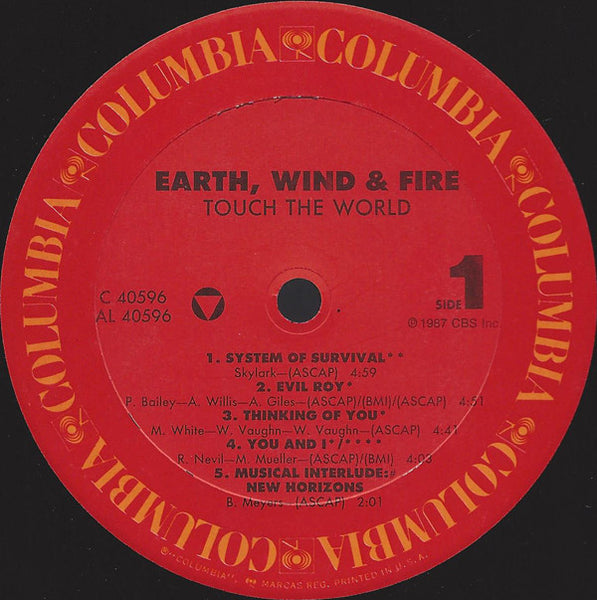 Earth, Wind & Fire : Touch The World (LP, Album)