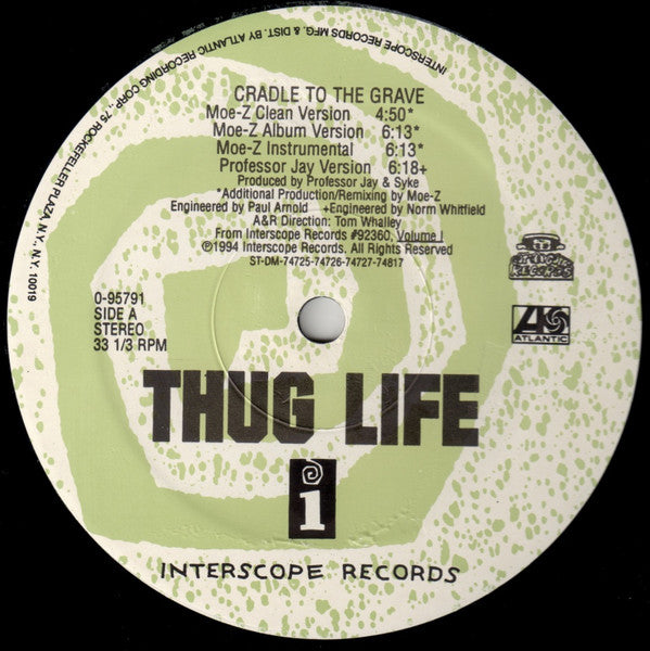 Thug Life : Cradle To The Grave (12")