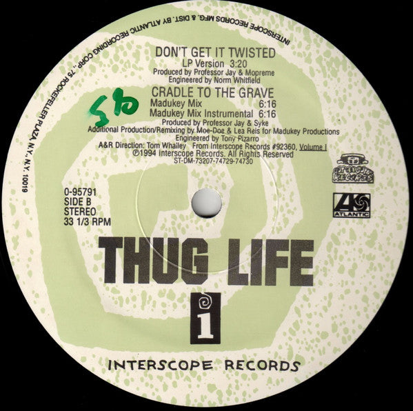 Thug Life : Cradle To The Grave (12")