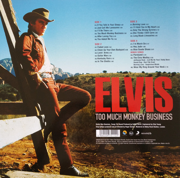 Elvis Presley : Too Much Monkey Business (2xLP, Album, Ltd, S/Edition)