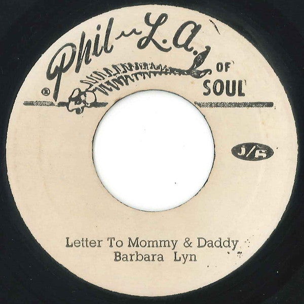 Barbara Lyn* : If You Should Lose Me / Letter To Mommy & Daddy (7")