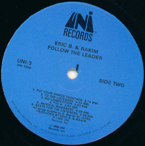 Eric B. & Rakim : Follow The Leader (LP, Album)