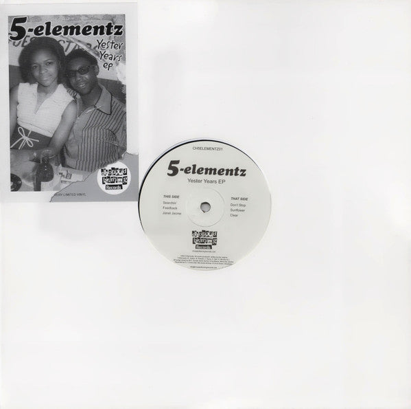 5-elementz : Yester Years EP (12", EP, Ltd, RE)