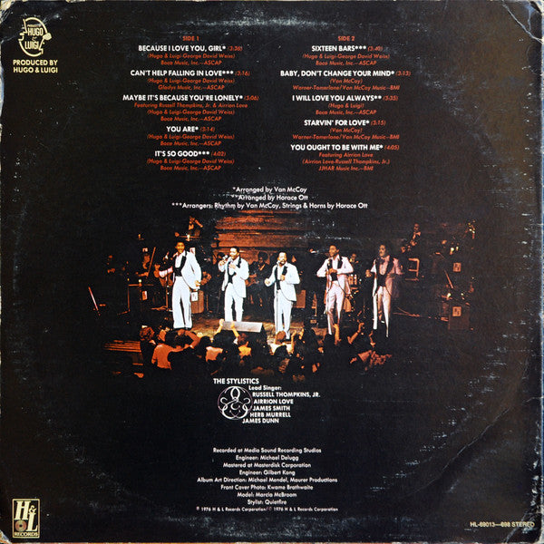 The Stylistics : Fabulous (LP, Album, She)