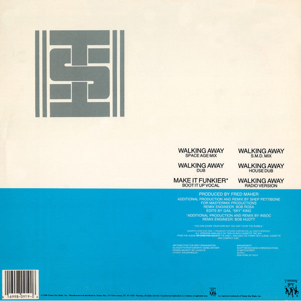 Information Society : Walking Away (12", Single)