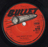 The Stickers* : One Night Of Sin (7", Single, Sol)