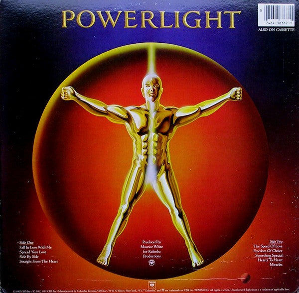 Earth, Wind & Fire : Powerlight (LP, Album, Car)