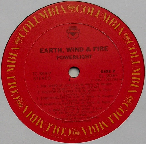 Earth, Wind & Fire : Powerlight (LP, Album, Car)