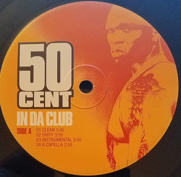 50 Cent : In Da Club (12", Promo)