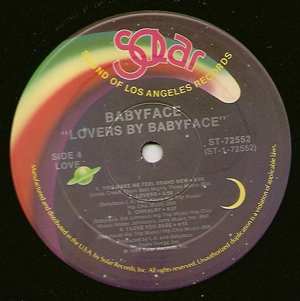 Babyface : Lovers (LP, Album)