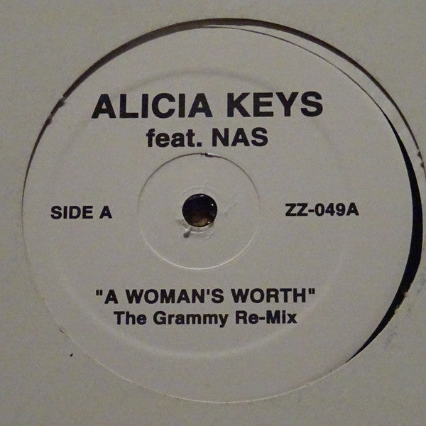 Alicia Keys / Mary J. Blige : A Woman's Worth / Dance With Me (12", Unofficial)