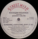 Rockers Revenge Featuring Donnie Calvin : Sunshine, Partytime (12")