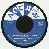 Aaron Broomfield / Broomfield Corporate Jam : I'm Gonna Miss Ya / Does Anybody Really Know (7")