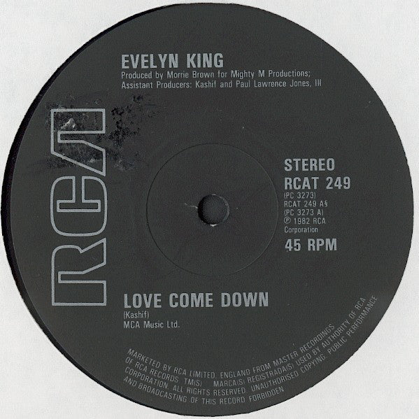 Evelyn King : Love Come Down (12", Single)