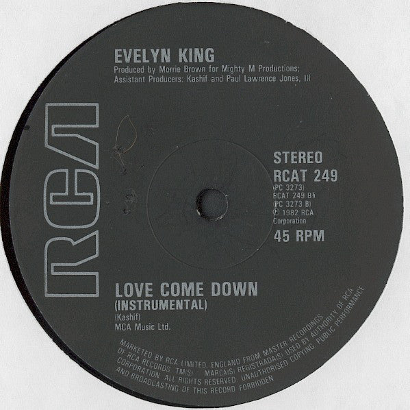 Evelyn King : Love Come Down (12", Single)