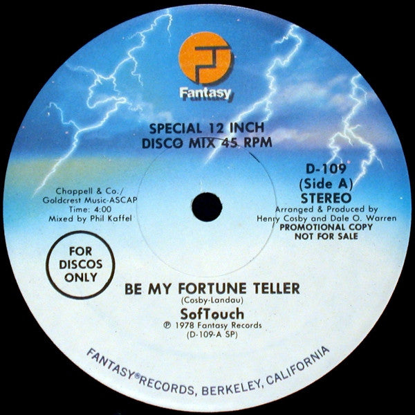 SofTouch : Be My Fortune Teller (12", Promo)