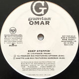 Omar : Keep Steppin' (12", Promo)