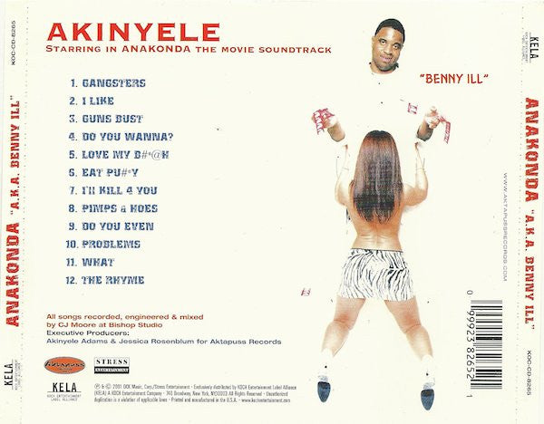 Akinyele : Anakonda "A.K.A. Benny Ill" (CD, Album)