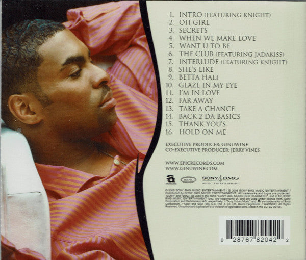 Ginuwine : Back II Da Basics (CD, Album)