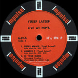 Yusef Lateef : Live At Pep's (LP, Album, Mono, RP)