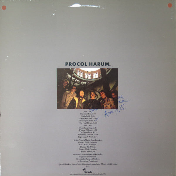 Procol Harum : Procol's Ninth (LP, Album)