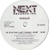 Risqué (3) : If It's The Last Thing I Do (12", Promo)