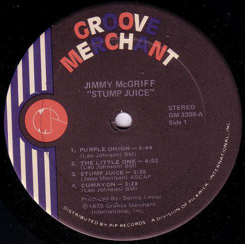 Jimmy McGriff : Stump Juice (LP, Album, Gat)