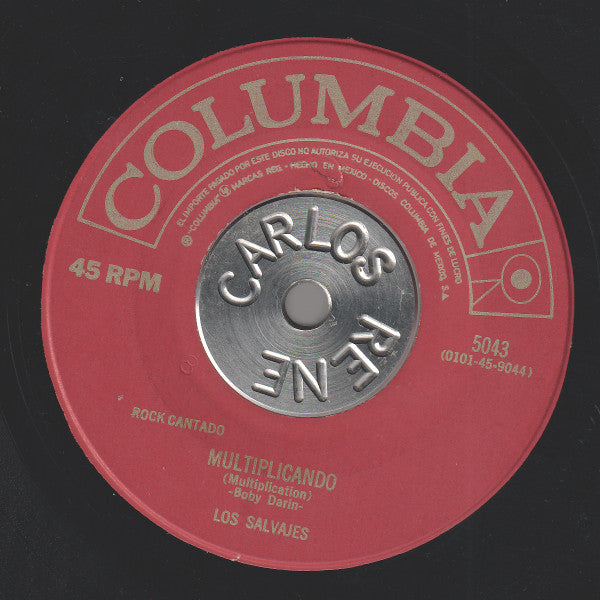 Los Salvajes (2) : Multiplicando / Bertha Lou (7", Single)