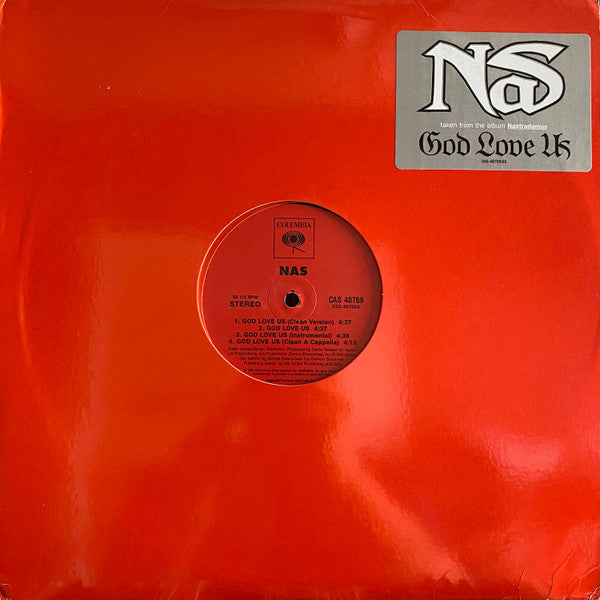 Nas : God Love Us (12", Promo)