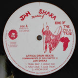 Jah Shaka : Africa Drum Beats: Commandments of Dub Chapter 10 (LP, Album, RP)