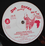 Jah Shaka : Africa Drum Beats: Commandments of Dub Chapter 10 (LP, Album, RP)