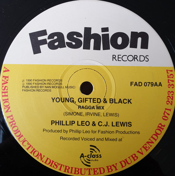 Phillip Leo, CJ Lewis : Young, Gifted & Black (12", Single)