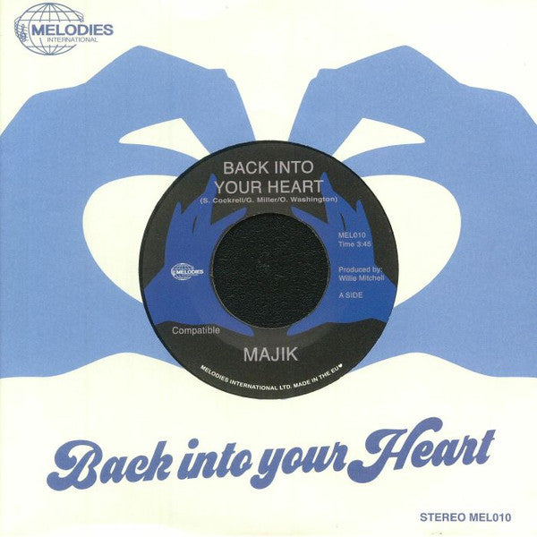 Majik (6) : Back Into Your Heart (7", Single, RE, RM)