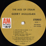 Gerry Mulligan : The Age Of Steam (LP, Album, Club, Cap)