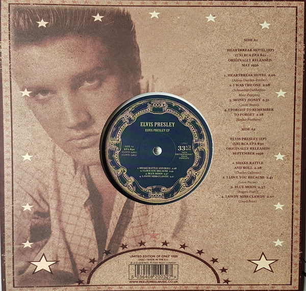 Elvis Presley : The Original U.S. EP Collection No.2 (10", Comp, Ltd, Whi)