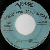 Louise Murray : For Some / The Love I Give (7", Single, Promo)