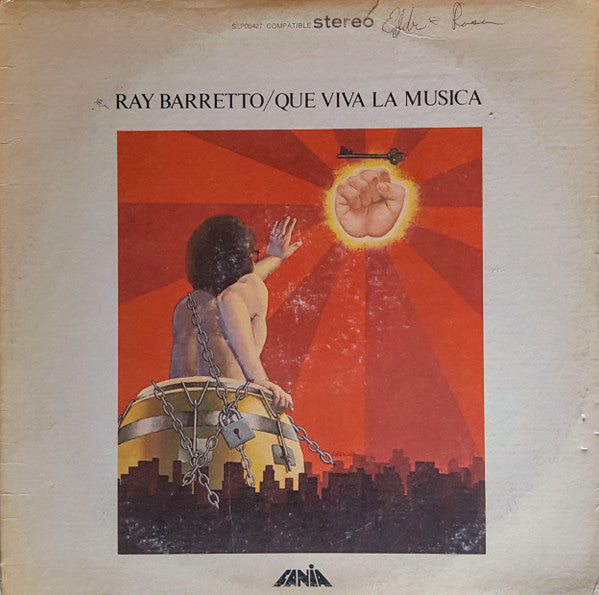 Ray Barretto : Que Viva La Musica (LP, Album, RP)