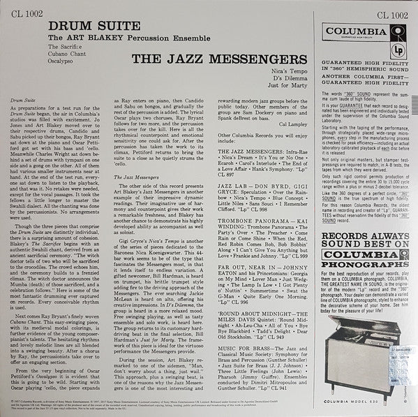 Art Blakey And The Jazz Messengers* : Drum Suite (LP, Album, RE, 180)