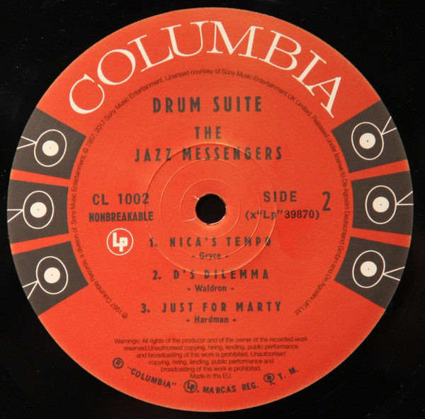 Art Blakey And The Jazz Messengers* : Drum Suite (LP, Album, RE, 180)