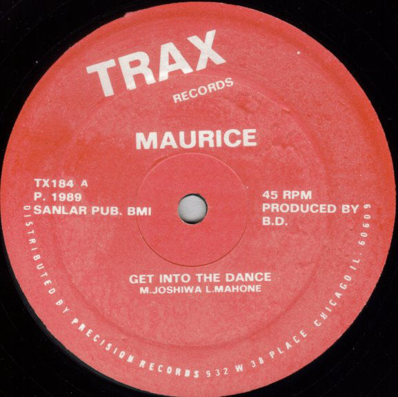 Maurice* : Get Into The Dance (12")
