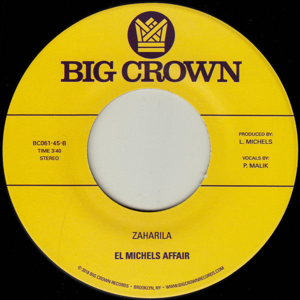 El Michels Affair : Unathi / Zaharila (7", Single)