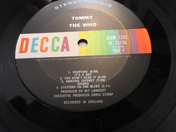 The Who : Tommy (2xLP, Album, RE, Ter)