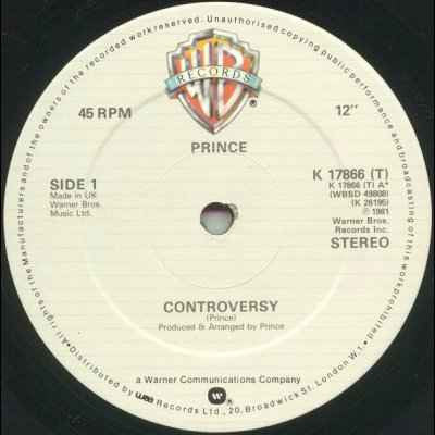 Prince : Controversy (12", Single)