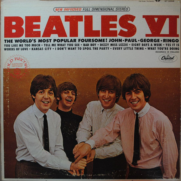 The Beatles : Beatles VI (LP, Album, RE, Ter)